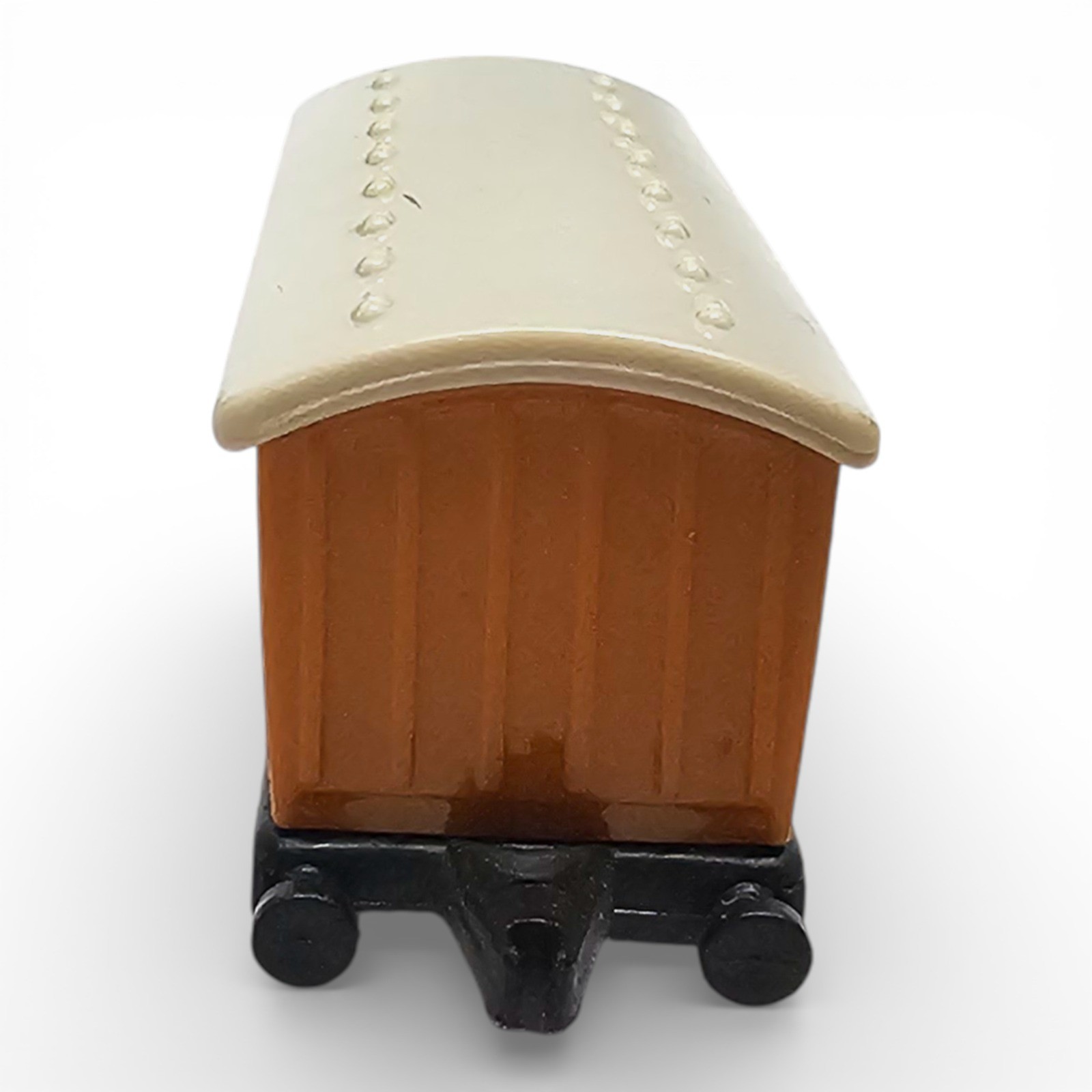 1987 Vintage Ertl Thomas & Friends Annie Passenger Coach Train Car Orange - Image 4