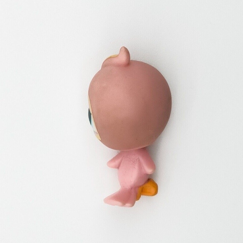 Littlest Pet Shop 2004 Pink Parakeet Blue Eyes #12 - Image 3