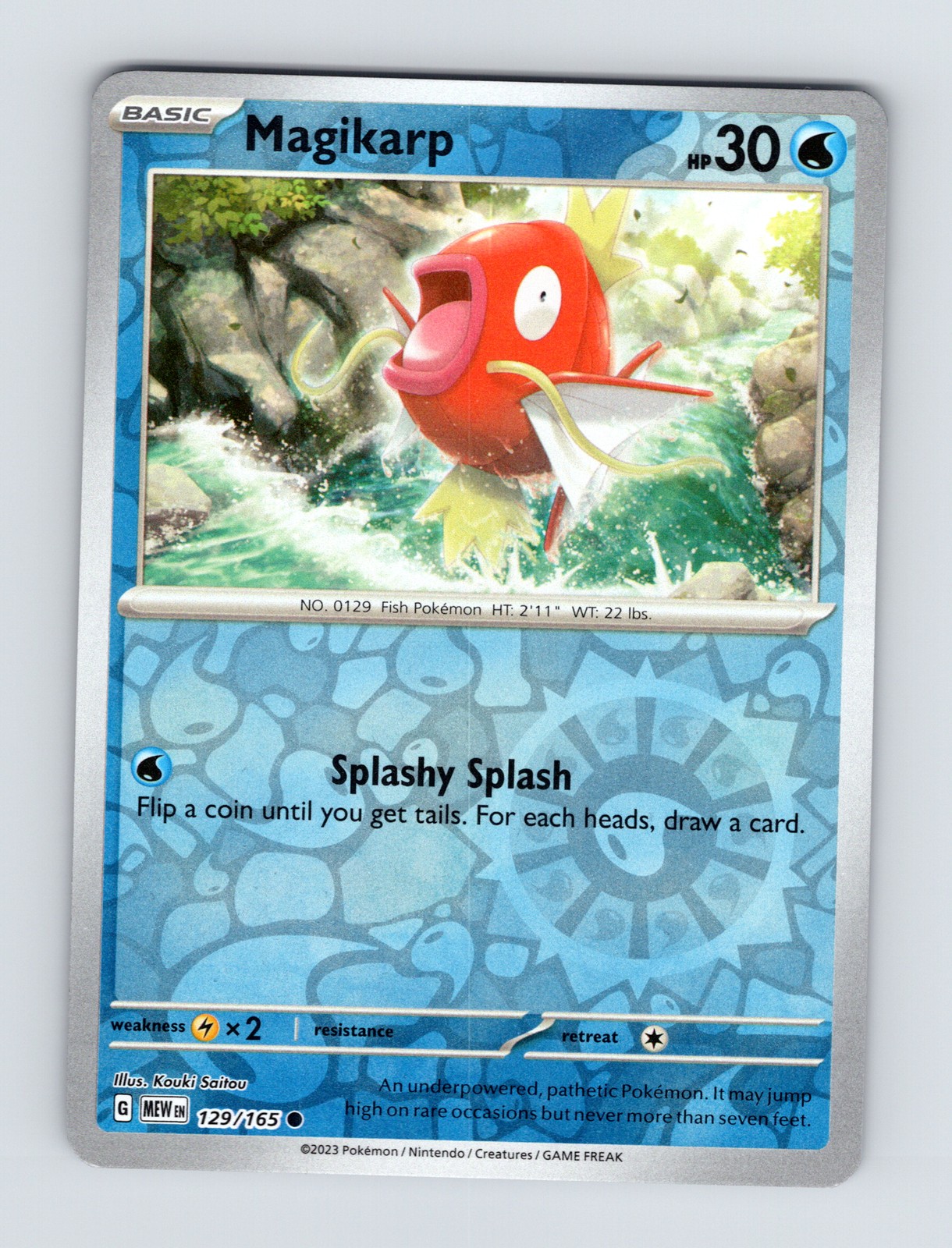 SV: Scarlet & Violet 151 #129/165 Magikarp Reverse Holo