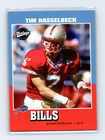 2001 Upper Deck Vintage Tim Hasselbeck #209 Bills NFL Card EXCELLENT