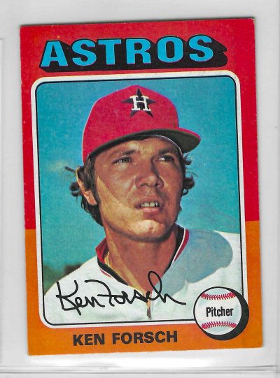 1975 Topps MINI Baseball - SET BREAK - Ken Forsch #357