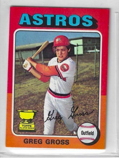 1975 Topps MINI Baseball - SET BREAK - Greg Gross #334