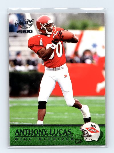 2000 Pacific Football #426 Anthony Lucas Wide Receiver Rookie Card Excellent