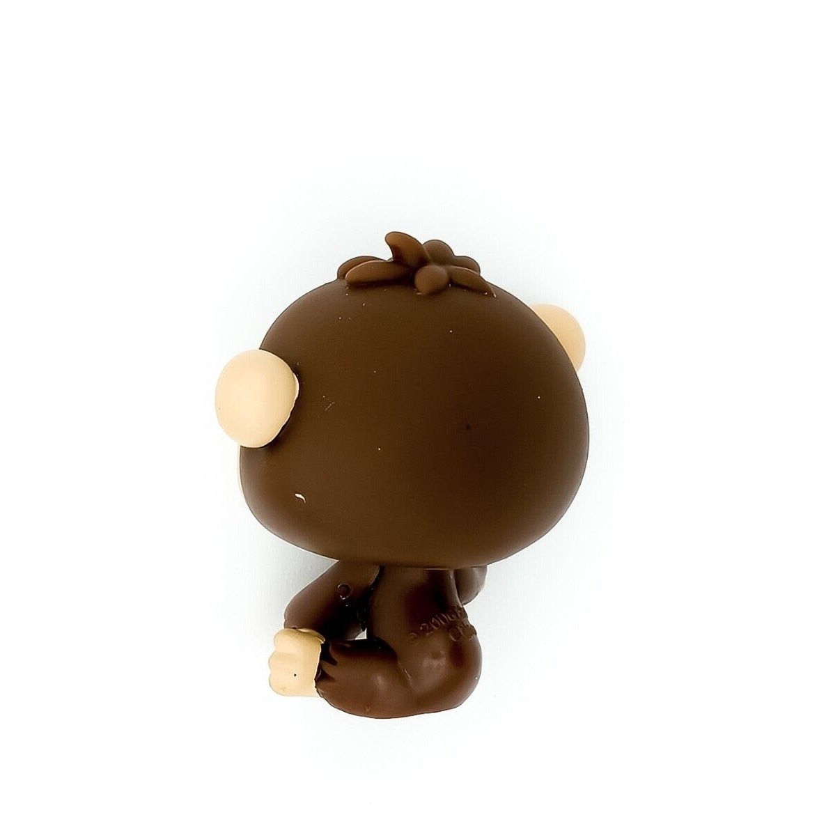 Littlest Pet Shop LPS #359 Brown Chimpanzee Monkey Purple Eyes Hasbro Authentic - Image 2