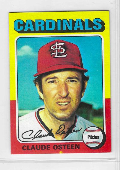 1975 Topps MINI Baseball - SET BREAK - Claude Osteen #453