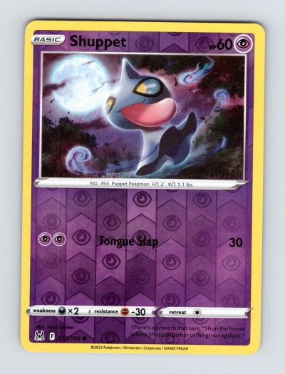 SWSH11: Lost Origin #072/196 Shuppet Reverse Holo