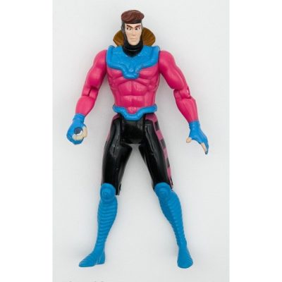 GAMBIT Uncanny X-Men Vintage 1992 Toy Biz Marvel Comics 5" Action Figure. Kicks