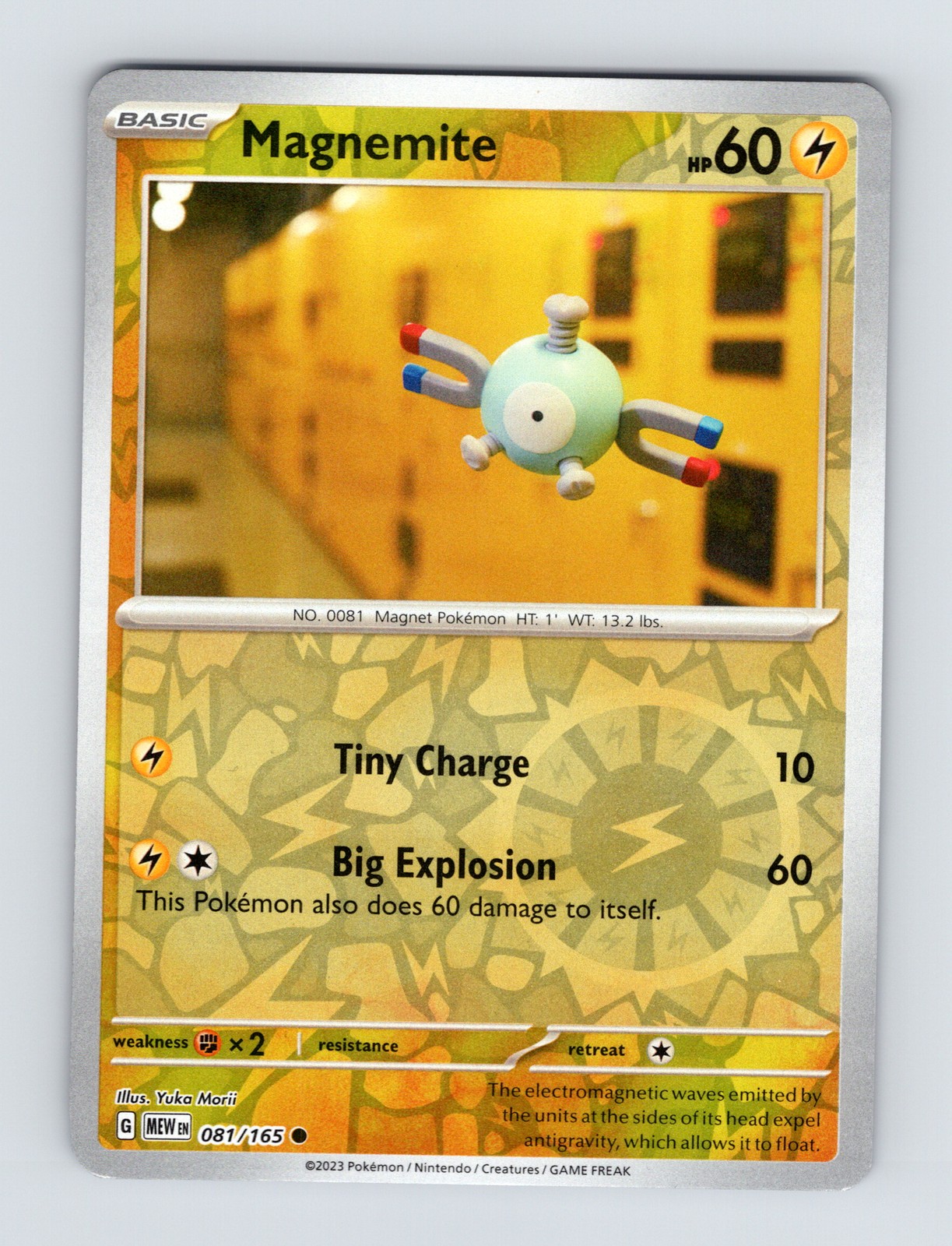 SV: Scarlet & Violet 151 #081/165 Magnemite Reverse Holo