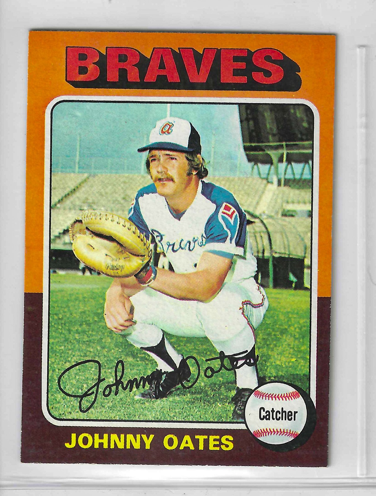 1975 Topps MINI Baseball - SET BREAK - Johnny Oates #319