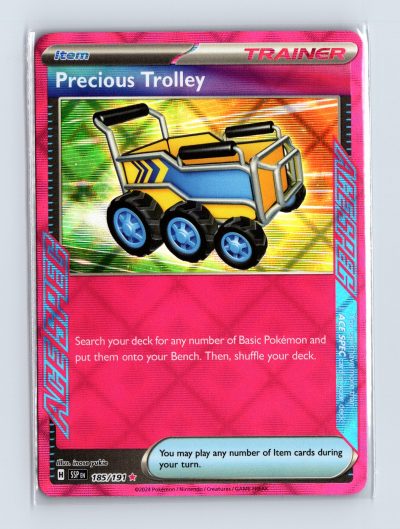 Pokemon Surging Spark Precious Trolley ACE SPEC Rare Holo 185/191