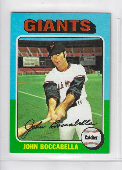 1975 Topps MINI Baseball - SET BREAK - John Boccabella #553