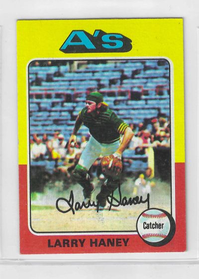 1975 Topps MINI Baseball - SET BREAK - Larry Haney #626