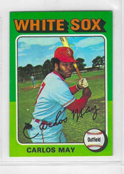 1975 Topps MINI Baseball - SET BREAK - Carlos May #480