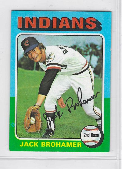 1975 Topps MINI Baseball - SET BREAK - Jack Brohamer #552