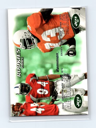 2000 SkyBox Dominion #245 John Abraham Shaun Ellis Rookie Card Excellent