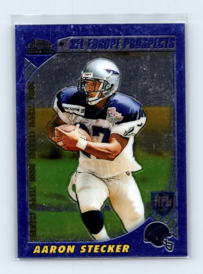 2000 Topps Chrome #227 Aaron Stecker NFL Europe Prospects Rookie EXCELLENT