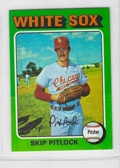 1975 Topps MINI Baseball - SET BREAK - Skip Pitlock #579