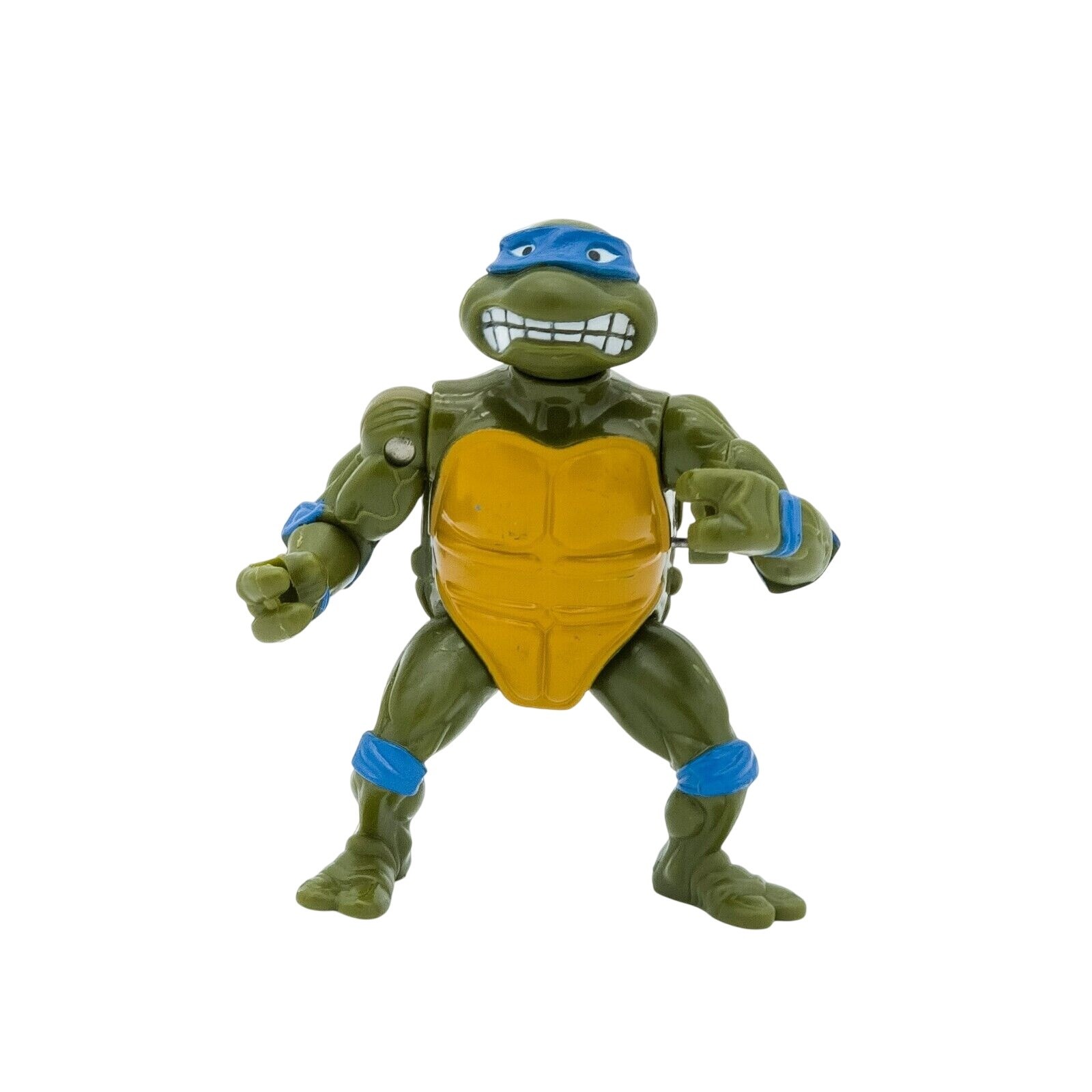 Playmates 1990 Teenage Mutant Ninja Turtles Sword Slicin Leo Authentic WORKS