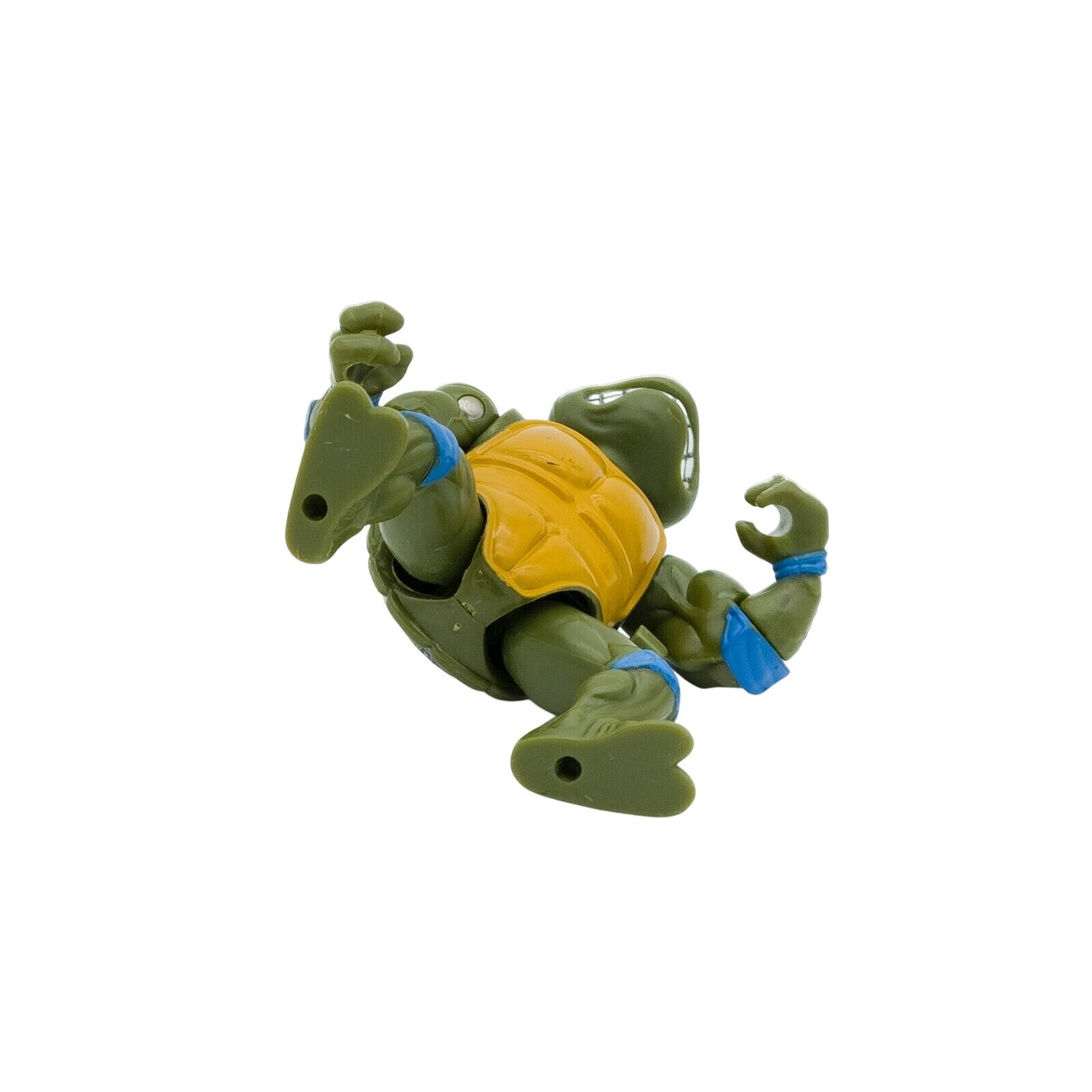 Playmates 1990 Teenage Mutant Ninja Turtles Sword Slicin Leo Authentic WORKS - Image 3