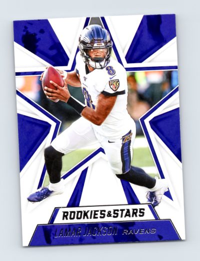Lamar Jackson 2020 Panini Rookies & Stars #12 Ravens NFL Card EXCELLENT