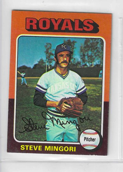 1975 Topps MINI Baseball - SET BREAK - Steve Mingori #544