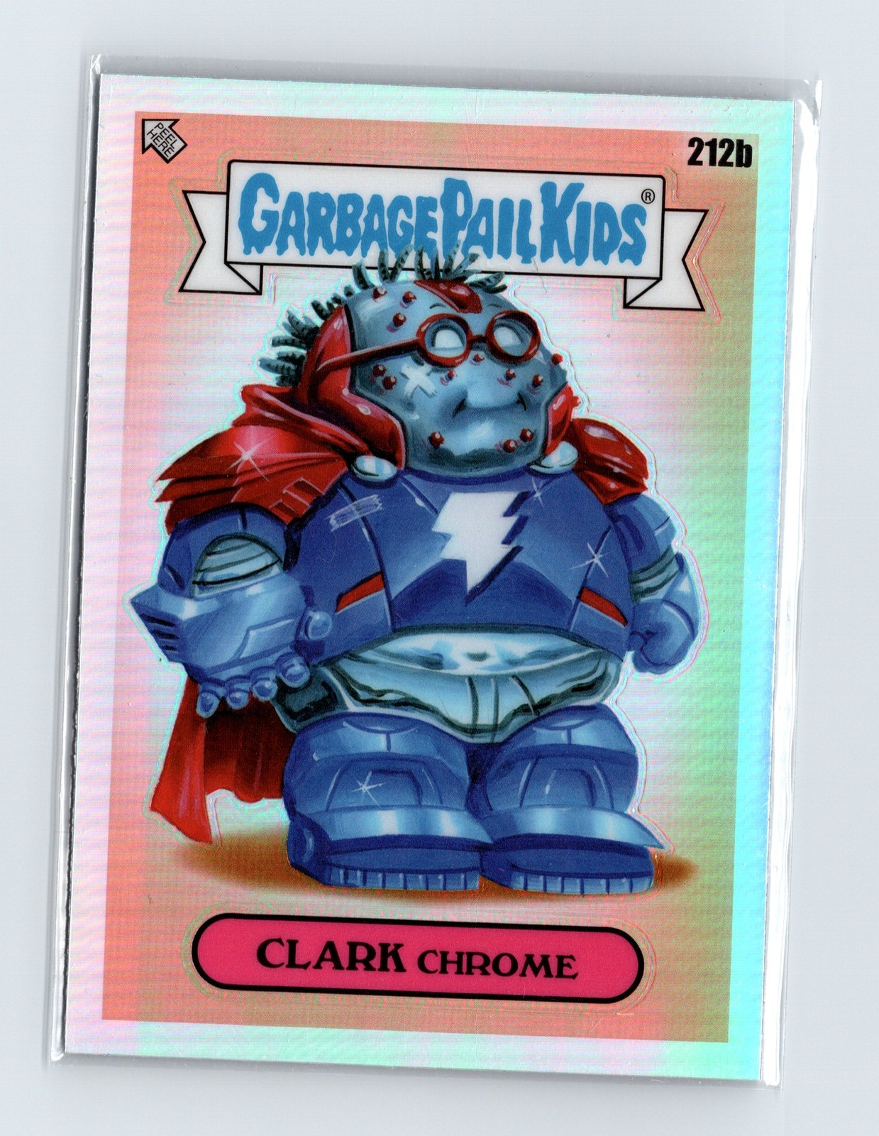 2022 Topps Chrome Garbage Pail Kids Prism Refractor Clark Chrome #212b