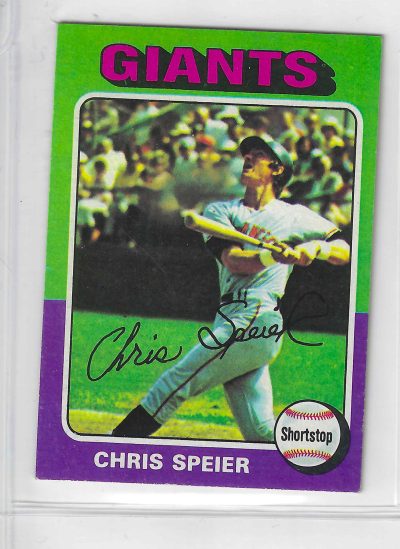 1975 Topps MINI Baseball - SET BREAK - Chris Speier #505