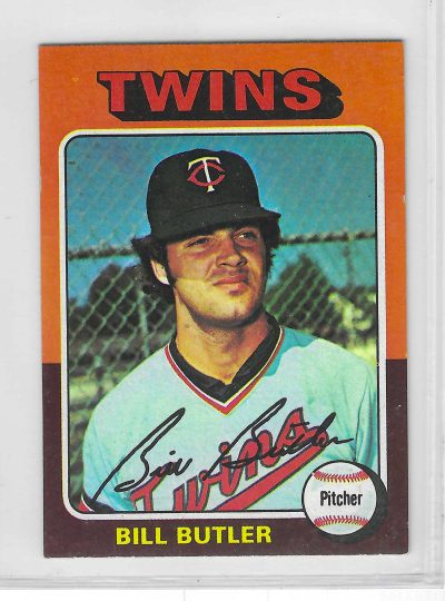 1975 Topps MINI Baseball - SET BREAK - Bill Butler #549