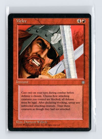 Vintage MTG 1995 Ice Age Melee - Black Border