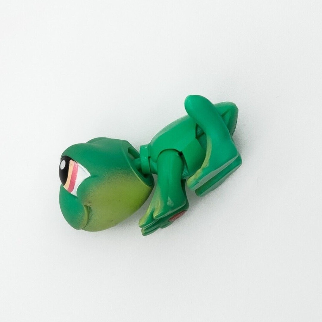 Littlest Pet Shop #236 Magic Motion Frog - Orange Eyes Leapin Lagoon Red Magnet - Image 3