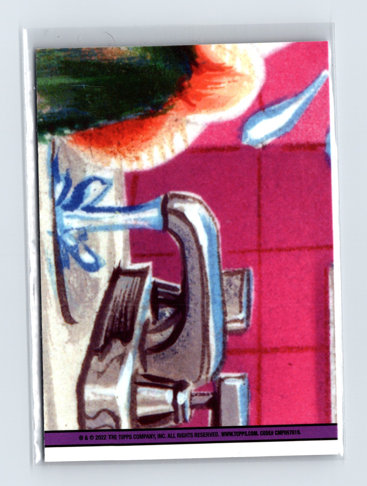 2022 Topps Garbage Pail Kids CHROME Series 5 REFRACTOR ROSS Roast 188b GPK - Image 2