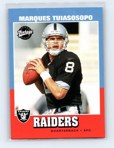2001 Upper Deck Vintage #246 Marques Tuiasosopo Raiders RC EXCELLENT