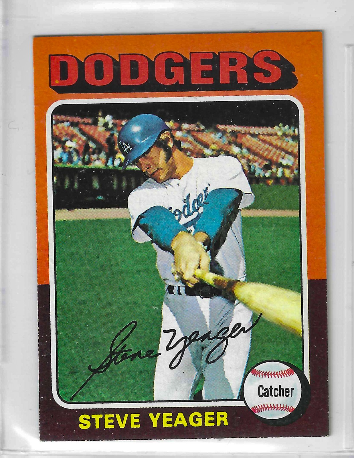 1975 Topps MINI Baseball - SET BREAK - Steve Yeager #376