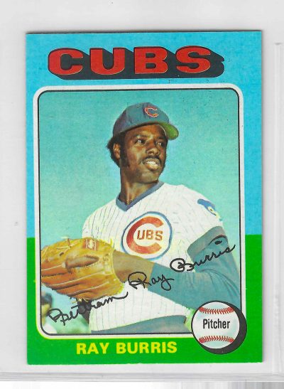 1975 Topps MINI Baseball - SET BREAK - Ray Burris #566
