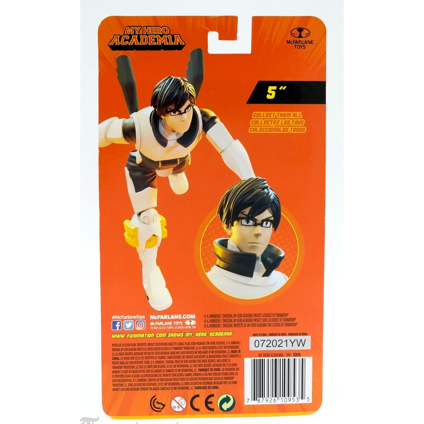 My Hero Academia Tenya IIDA Action Figure 5" McFarlane New Sealed - Image 2