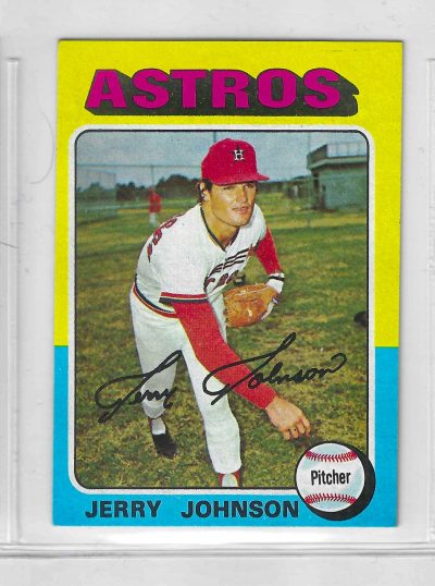 1975 Topps MINI Baseball - SET BREAK - Jerry Johnson #218