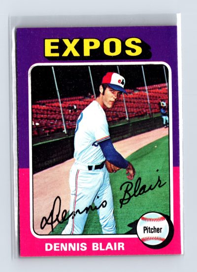1975 Topps Baseball - SET BREAK - #521 Dennis Blair (RC)