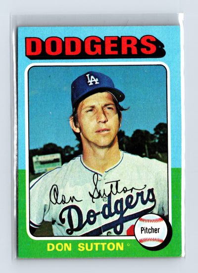 1975 Topps Baseball - SET BREAK - #220 Don Sutton (HOF)