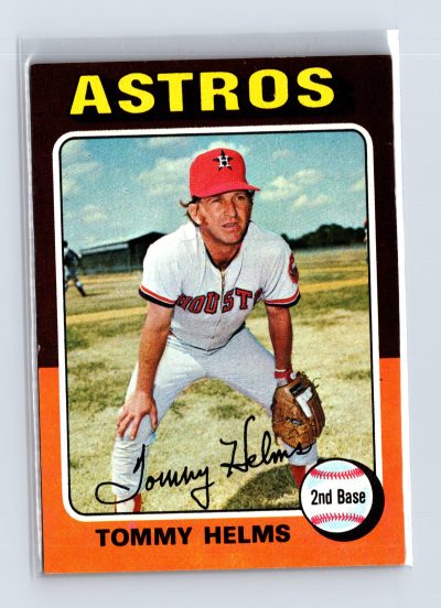 1975 Topps Baseball - SET BREAK - #119 Tommy Helms