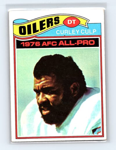 1977 Topps #280 Curley Culp Houston Oilers NFL Football Card Excellent