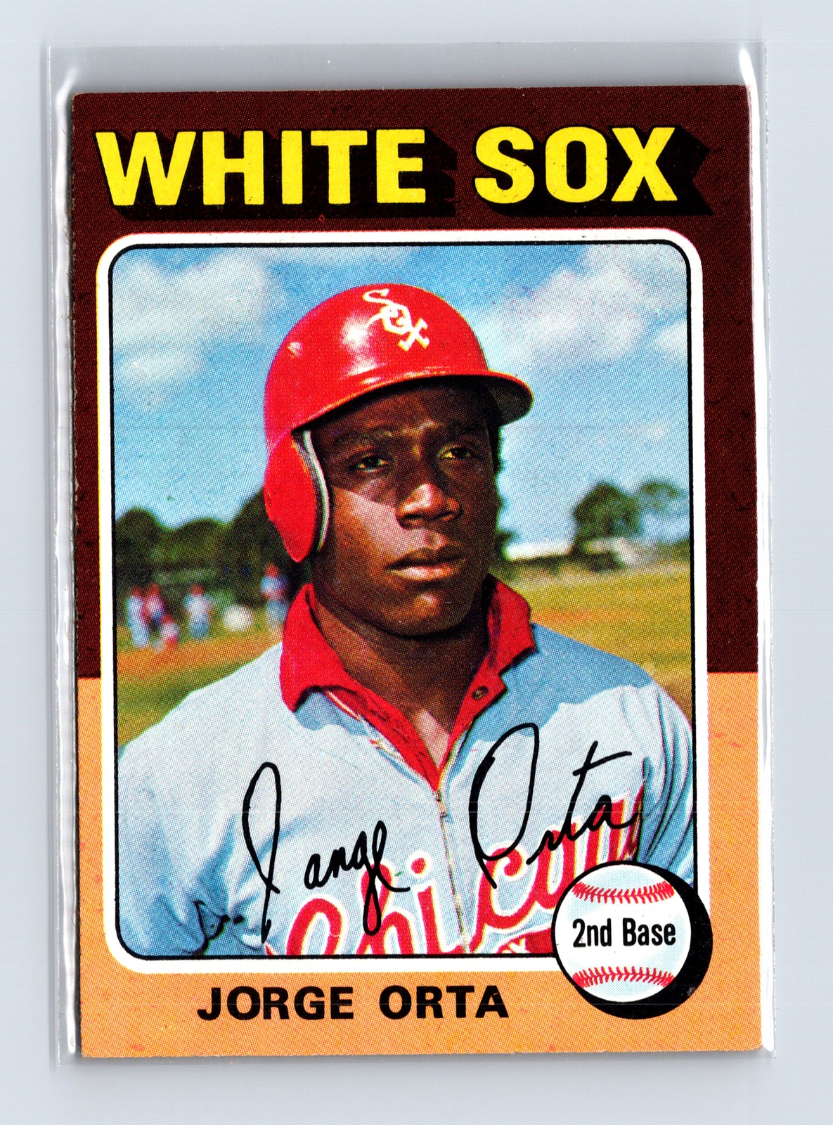 1975 Topps Baseball - SET BREAK - #184 Jorge Orta