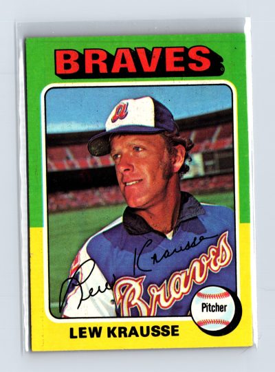 1975 Topps Baseball - SET BREAK - #603 Lew Krausse