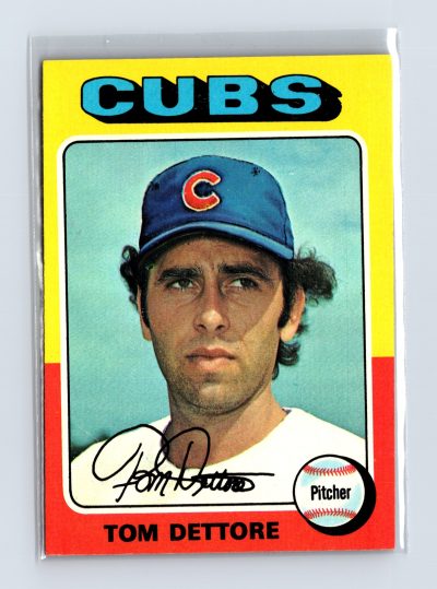 1975 Topps Baseball - SET BREAK - #469 Tom Dettore (RC)
