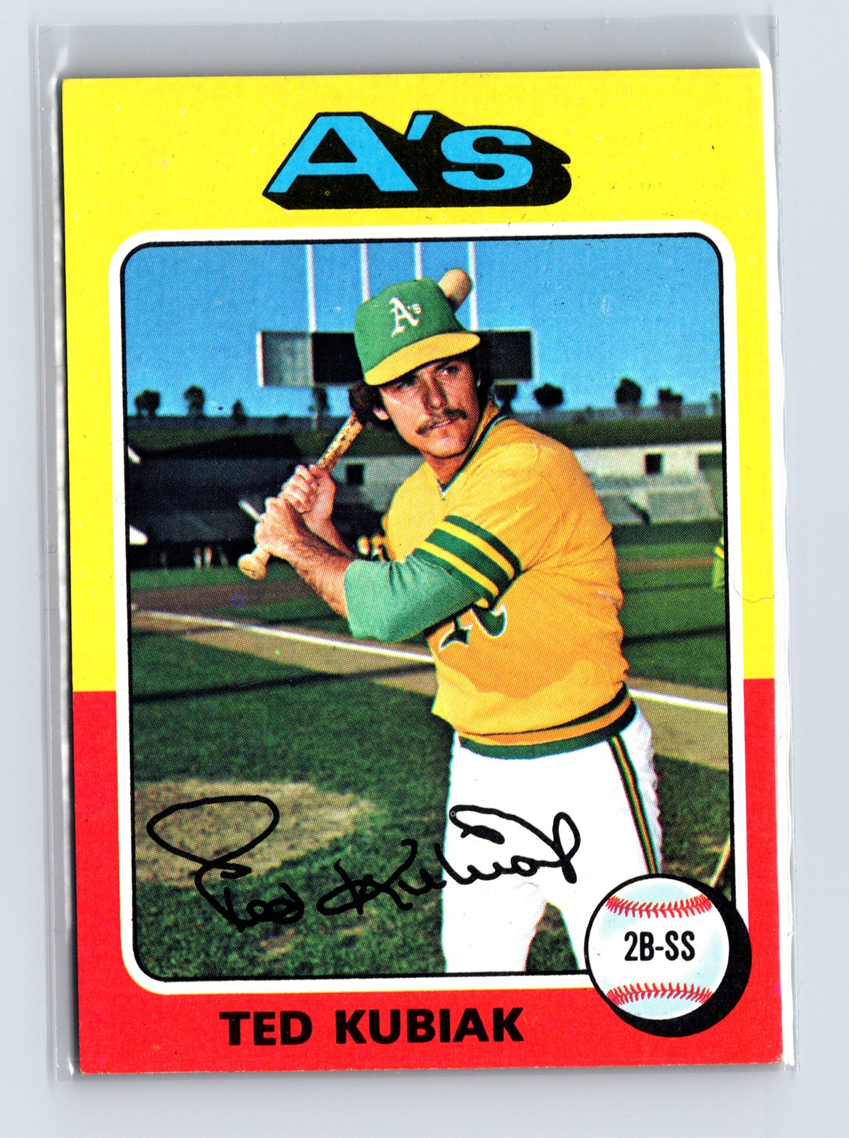 1975 Topps Baseball - SET BREAK - #329 Ted Kubiak