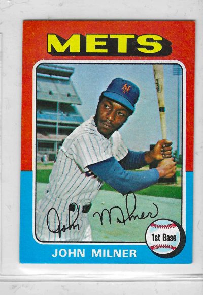 1975 Topps MINI Baseball - SET BREAK - John Milner #264