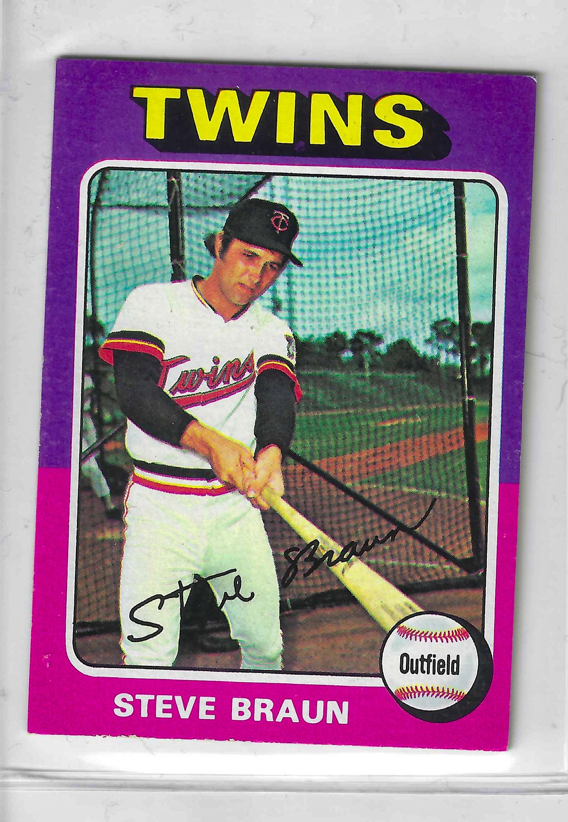 1975 Topps MINI Baseball - SET BREAK - Steve Braun #273