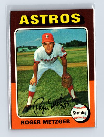 1975 Topps Baseball - SET BREAK - #541 Roger Metzger