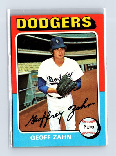 1975 Topps Baseball - SET BREAK - #294 Geoff Zahn (RC)