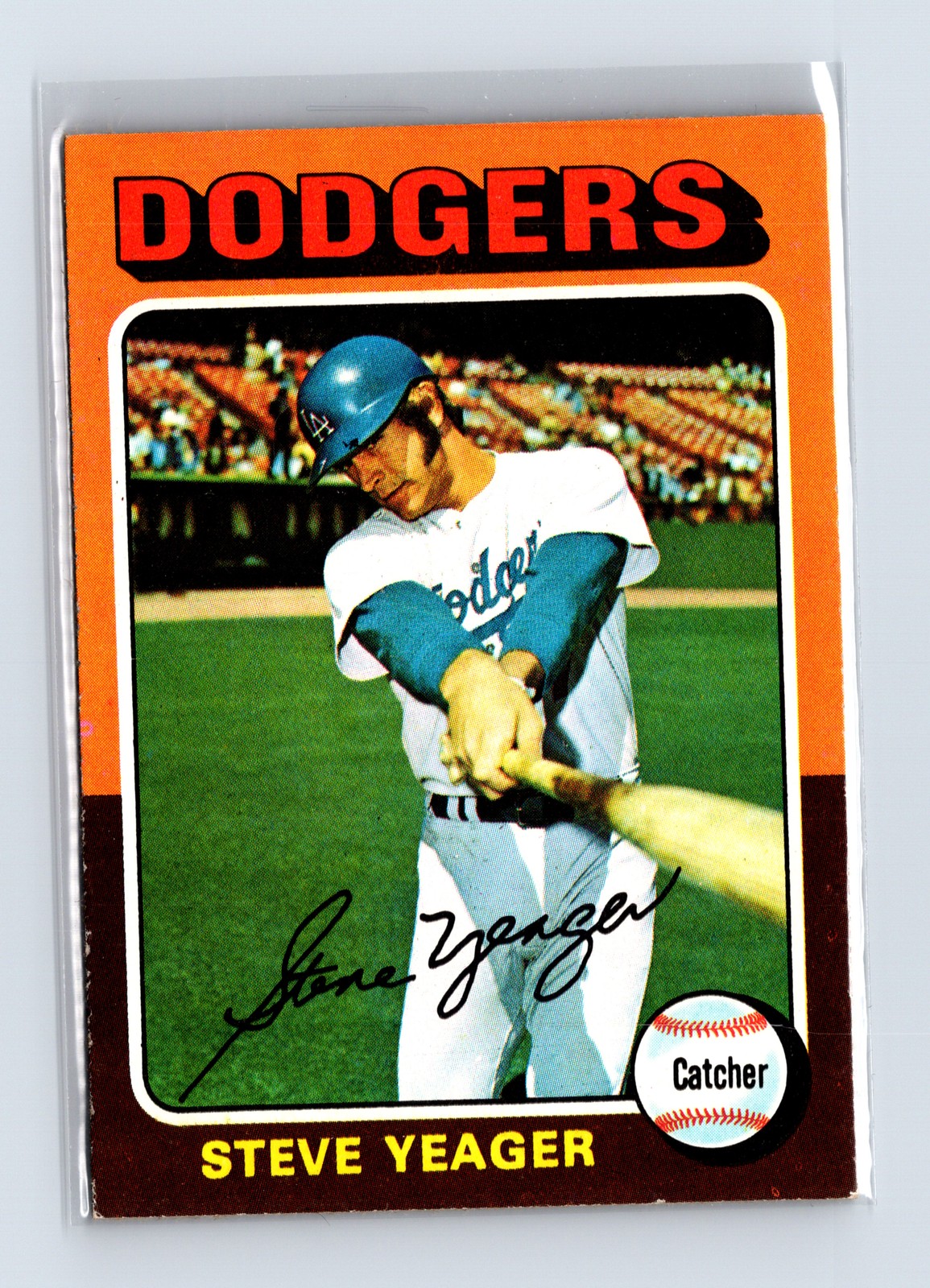1975 Topps Baseball - SET BREAK - #376 Steve Yeager
