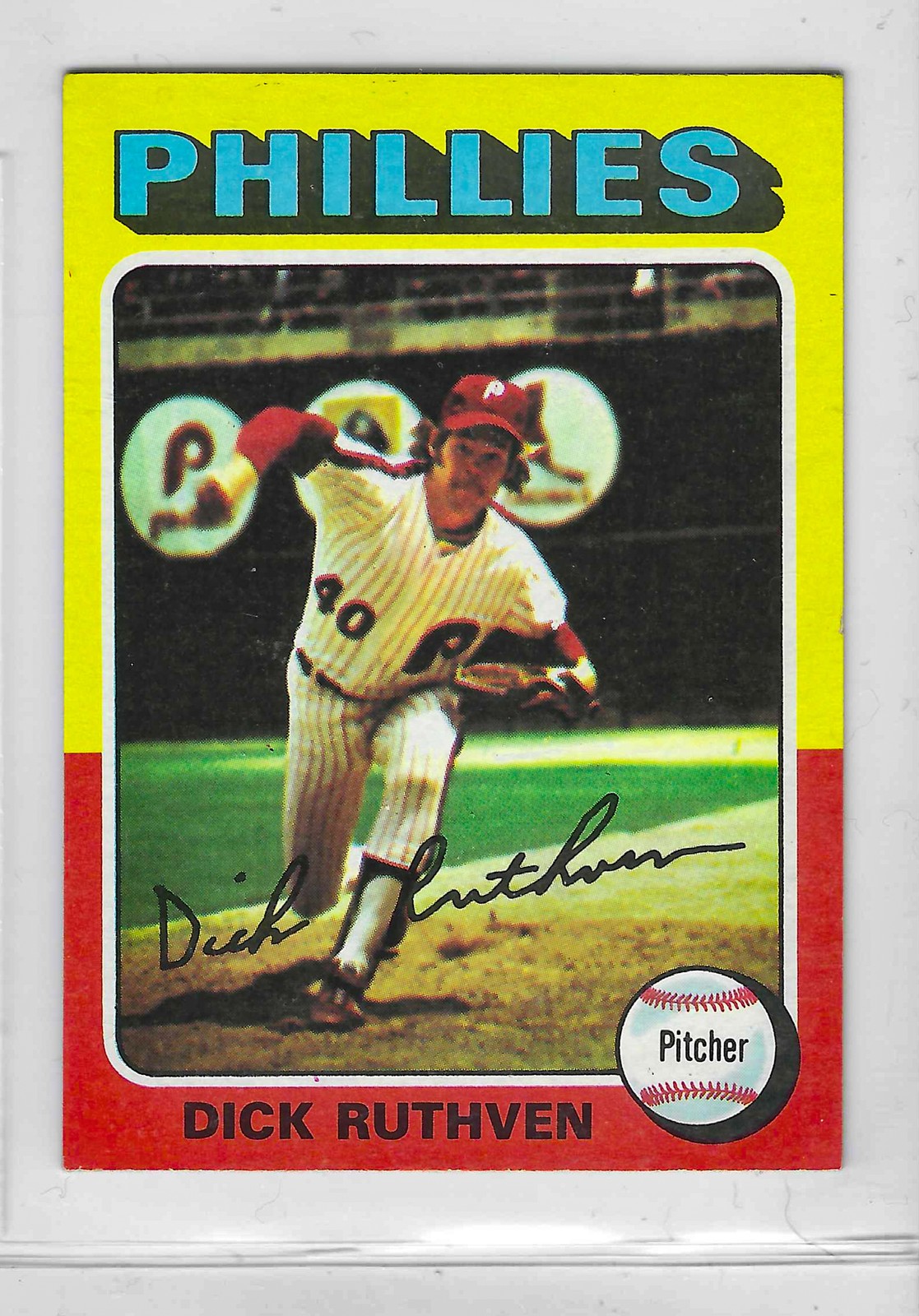 1975 Topps MINI Baseball - SET BREAK - Dick Ruthven #267